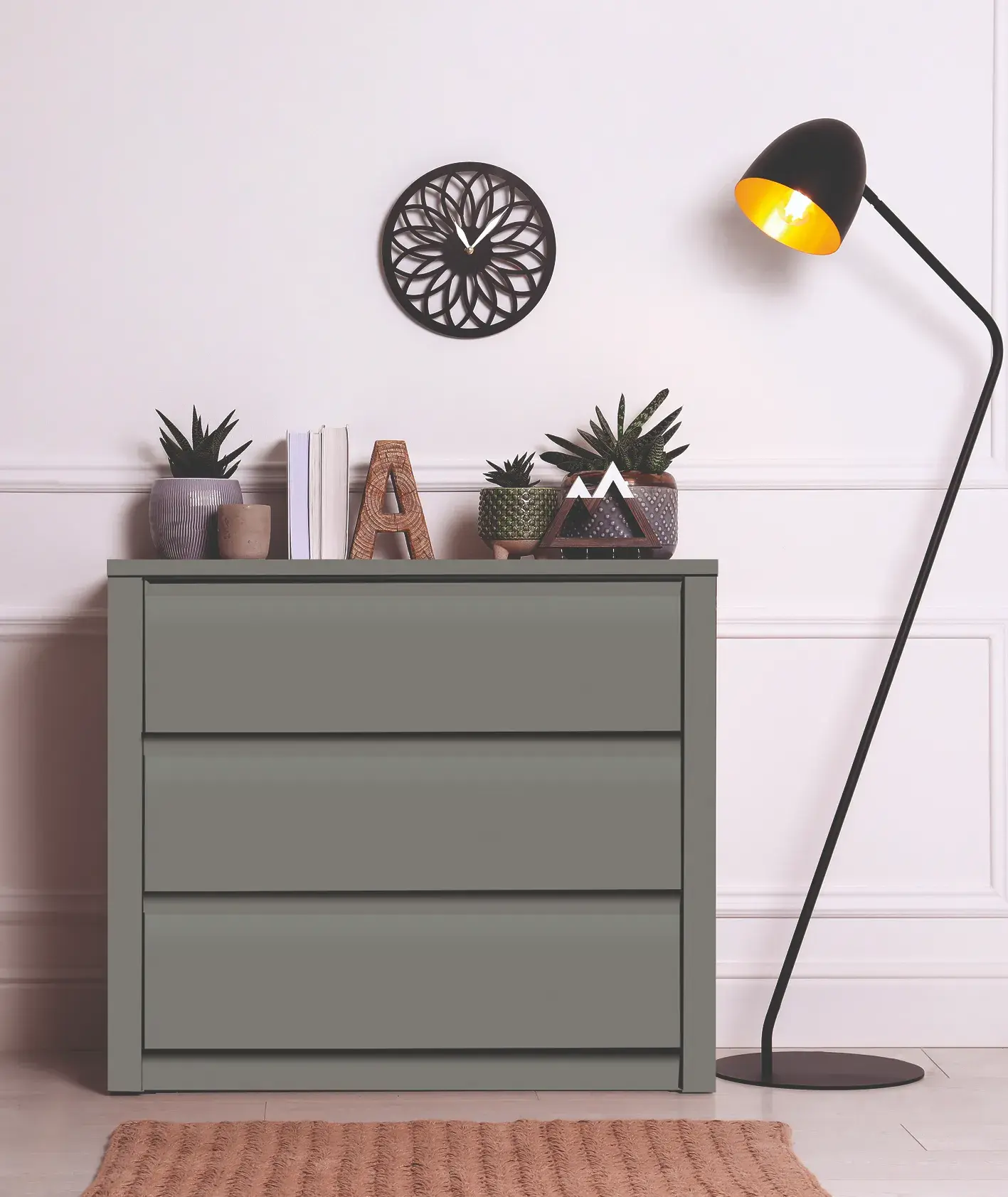 Çamsan Ordu Sade Gri MDFLAM